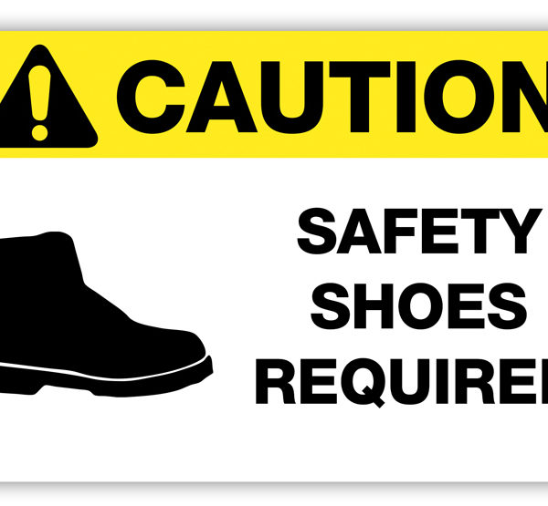 Caution - Safety Shoes Required Label - PHS Safety