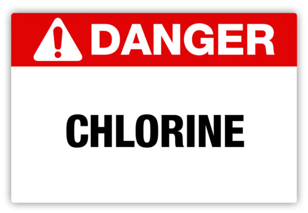 Danger – Chlorine Label