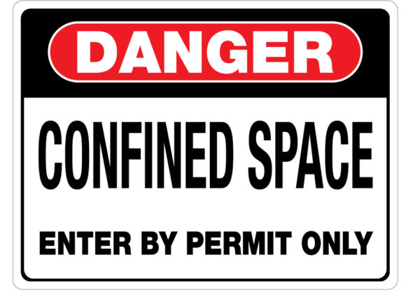 Danger: Confined Space (Wall)