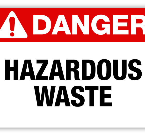 Danger - Hazardous Waste Label - PHS Safety