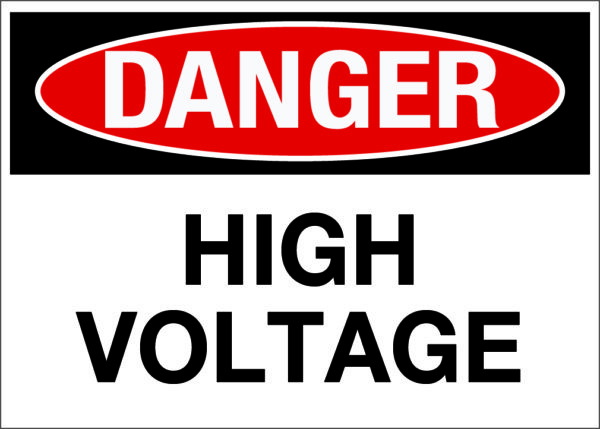Danger: High Voltage (Wall)