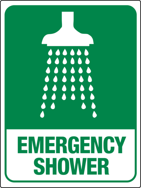 Emergency Show Wall Sign