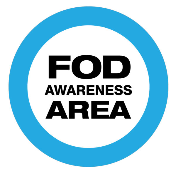 FOD Awareness Area Type A (Floor Sign)
