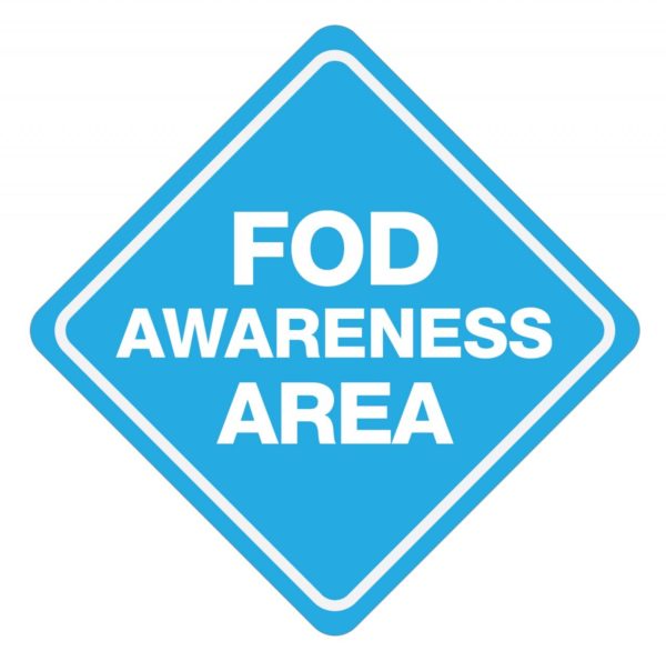 FOD Awareness Area Type B (Floor Sign)