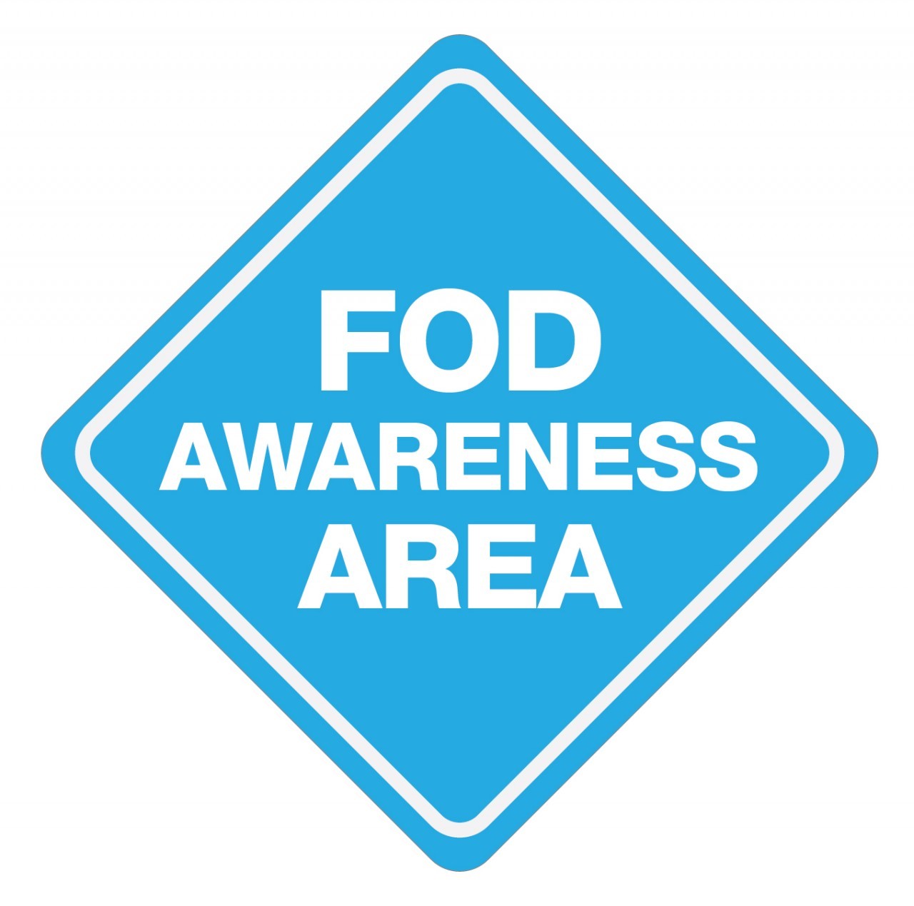 Add company. Fod. Fod Awareness area. Anti fod. Aware sign.