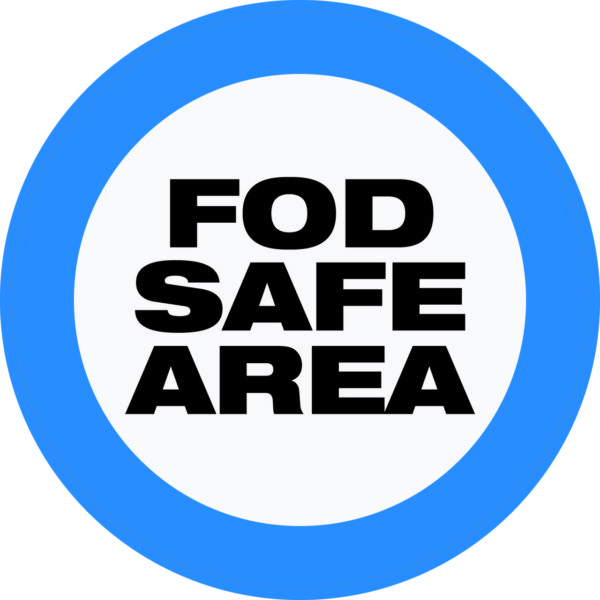 FOD Safe Area Type A (Floor Sign)