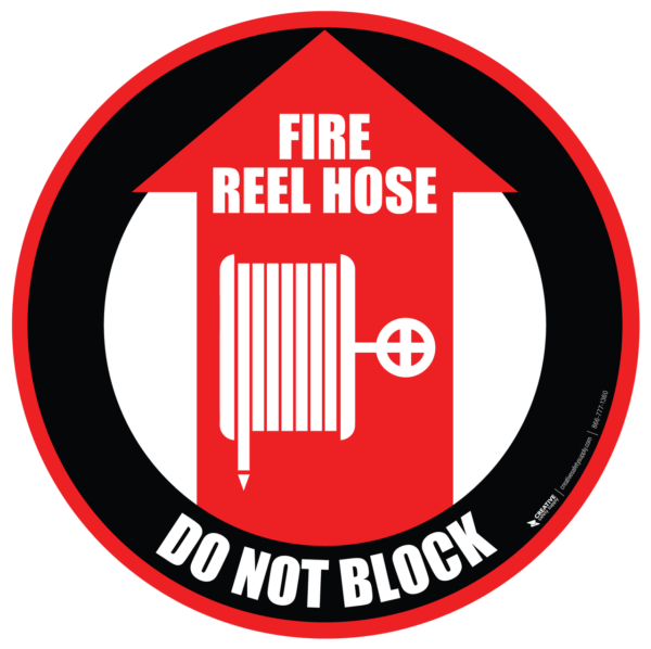 Fire Reel Hose Do Not Block