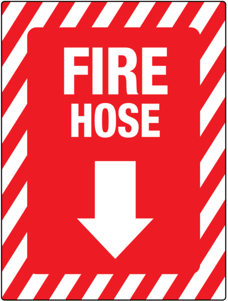 Fire Hose Arrow Down/Below