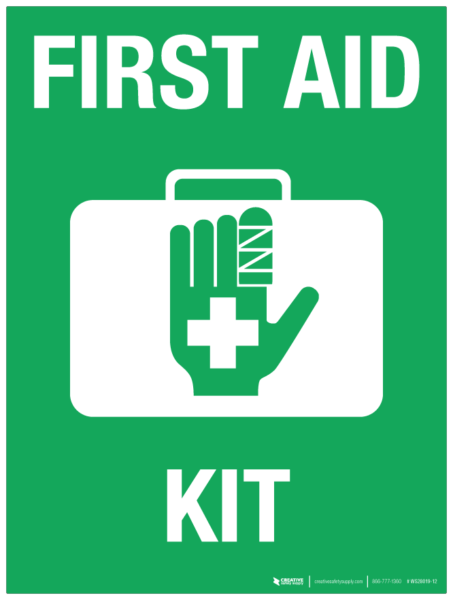 First Aid Kit – Wall Sign