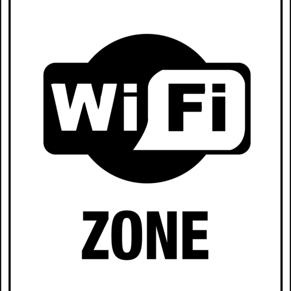 Free Wi-Fi Zone Sign - PHS Safety