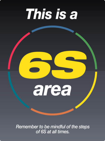 Large 6s Area Sign
