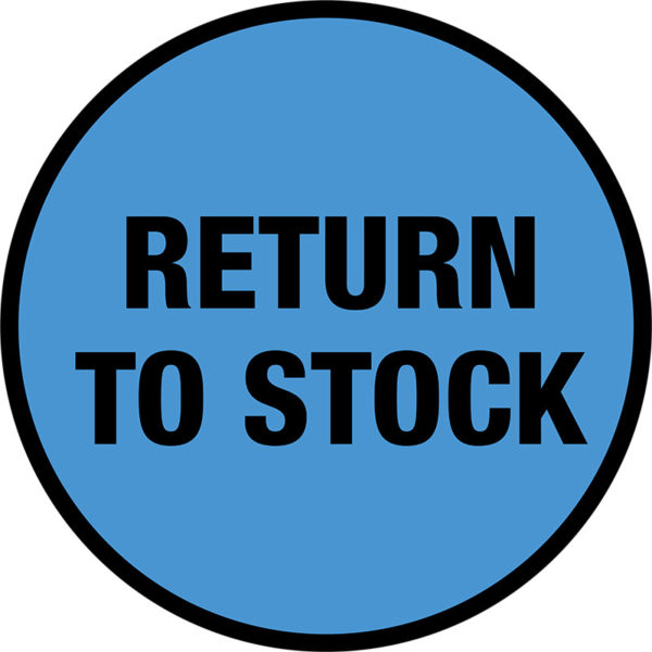 Return To Stock Sign