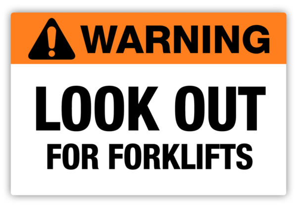 Warning – Look Out Label